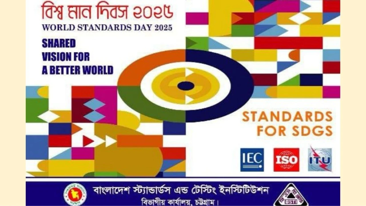 চট্টগ্রামে ১৪ অক্টোবর পালিত হবে বিশ্ব মান দিবস